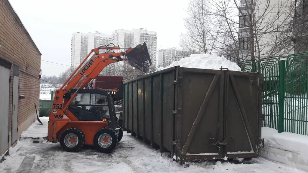 Вывоз снега контейнерами в Перми — цена от 3428 руб., заказать контейнер для снега в ПроМусор